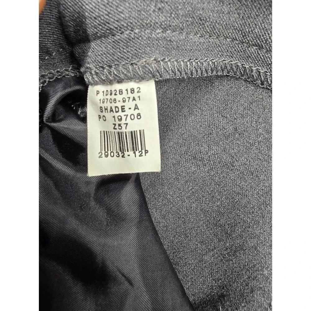 Lauren Ralph Lauren Dress Pants Womens 12P Gray Twill Stretch Work Office
